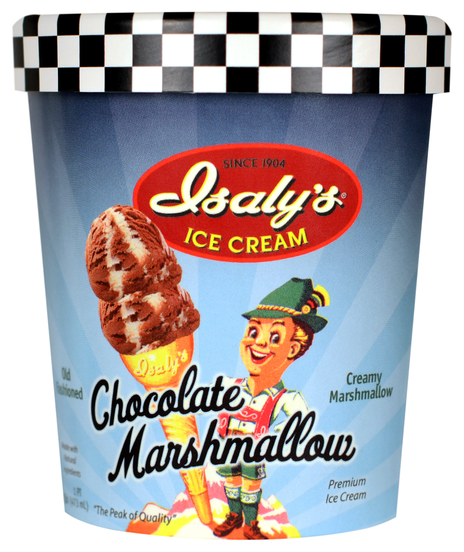 Isaly’s Chocolate Marshmallow Ice Cream